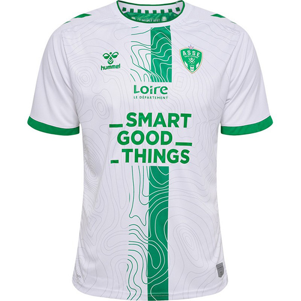 Saint Étienne away jersey soccer uniform men's second football kit sports tops shirt 2022-2023